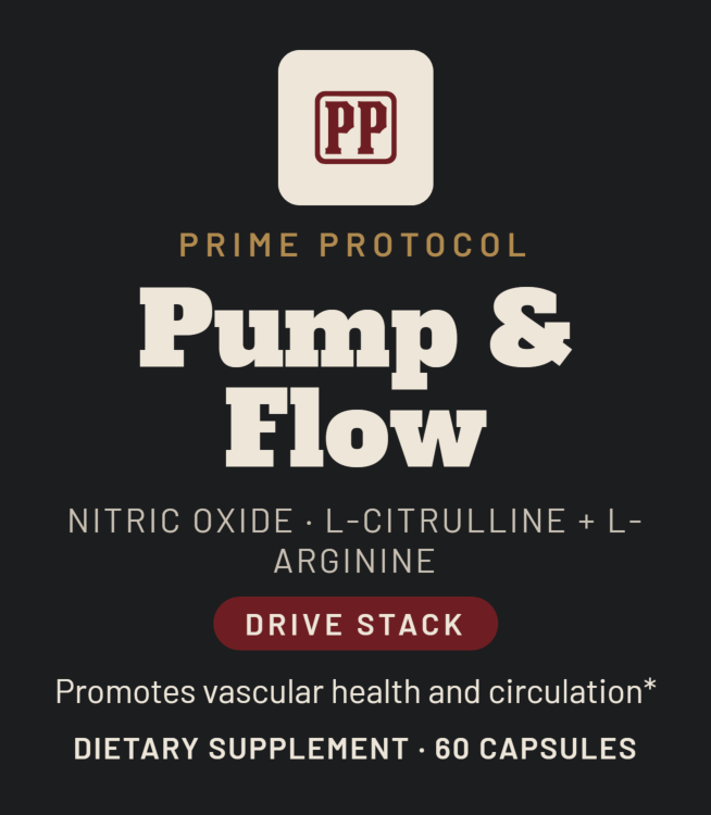 Pump & Flow front label